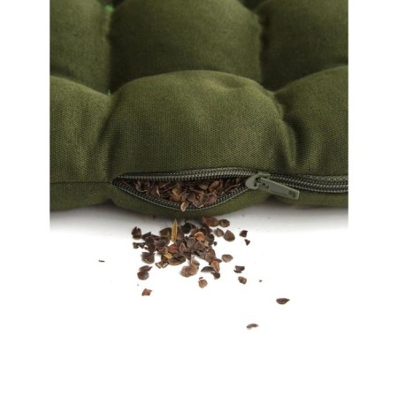 Pillow on the seat, size 40x40 cm, khaki color-4