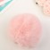 Pompon Artificial fur "Direct pink" d = 7 cm