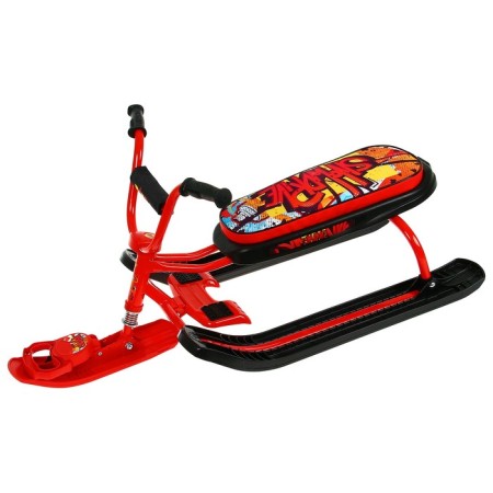 Snowfall "with graffiti", SND1/GR, red color