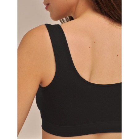 Top female Top Spalla Larga, size s, black color-2
