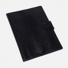 Folder for documents on the button, 3 sets, color black