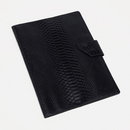 Folder for documents on the button, 3 sets, color black