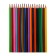 Pencils of watercolor 18 colors, in a cardboard box, sharpened