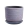 Flower pot "vine" pink-gray, 0.75 liters