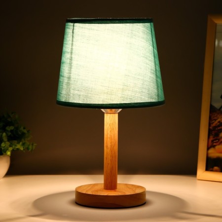 Table lamp "Eco" 1x40W E27 Light wood-green 18x18x29.5 cm Risalux-2