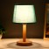 Table lamp "Eco" 1x40W E27 Light wood-green 18x18x29.5 cm Risalux