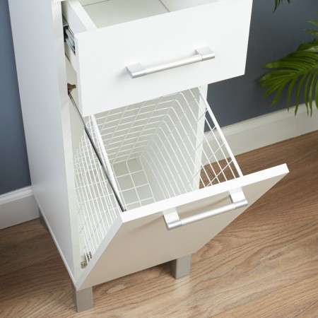 Bathroom for a bathroom with a underwear basket, 34 x 30 x 85 cm-3