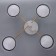 Chandelier 1852/4 LED 64W 3000-6000K gray-gold 65x65x17 cm Bayerlux