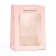 Gift package, with a window, 25 x 18 x 13 cm, pink, 1pc.