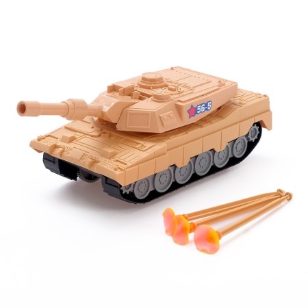 Inertial “defender” tank, shoots with suction cups, mix