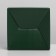 Gift folding box, packaging, "green", 15 x 15 x 7 cm