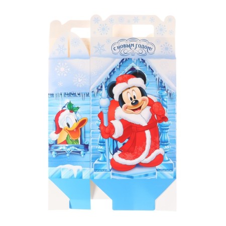 Folding box, New Year's "Happy New Year", 20 x 33 x 10 cm, Mickey Mouse and his friends-5
