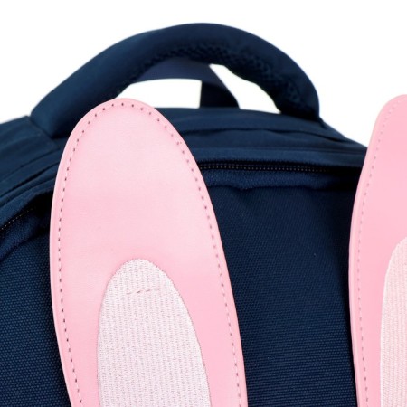School backpack Bruno VisConti "My bunny!", 40 x 30 x 19 cm, ergonomic back, pencil case as a gift-4