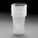 A set of cups of disposable plastic transparent 200 ml 100 pieces