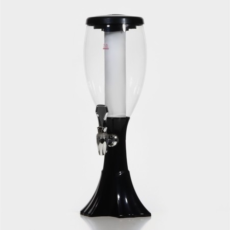 Beer Tower "Babylon", 2 l, black color