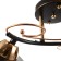 Chandelier 1083/2BK+GD 40W E27 Black-gold 46x15x24 cm Bayerlux