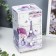 Casket tree chestnut "Eiffel Tower and Lavender" 19.5x11x8 cm