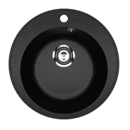 Kitchen car wash Uperwood Econ UPD-405, 004, round, color 004 Black matte-2