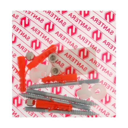 The toilet fastening set to the floor, 4 stilettos-3