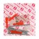 The toilet fastening set to the floor, 4 stilettos