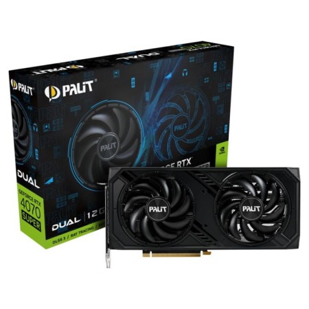 The Palit PCI-E 4.0 RTX4070 SUPER DUAL NVIDIA GeForce RTX 40 SUPER 12GB 192BIT GDD 106852-9