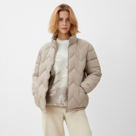 Women's jacket on lightning Colorista color gray-beige rr 44
