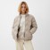 Women's jacket on lightning Colorista color gray-beige rr 44