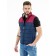 Male ise vest, size 50, dark blue color