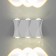 Lamp "BISO" 6XLED 6W 4000K IP66 white 14x4.5x8 cm