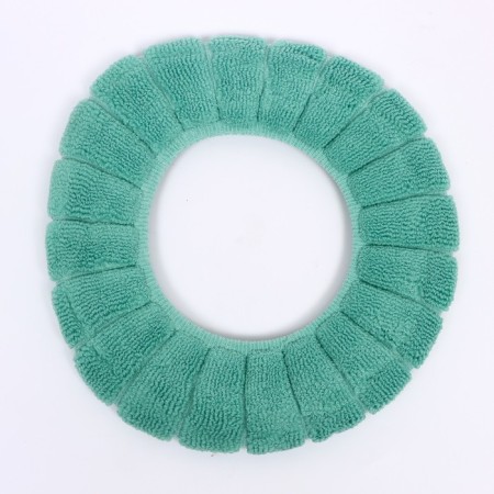 Soft cover on the lid and seat of the toilet (green)-3
