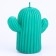 Figure candle "Cactus", 6.5 cm, green