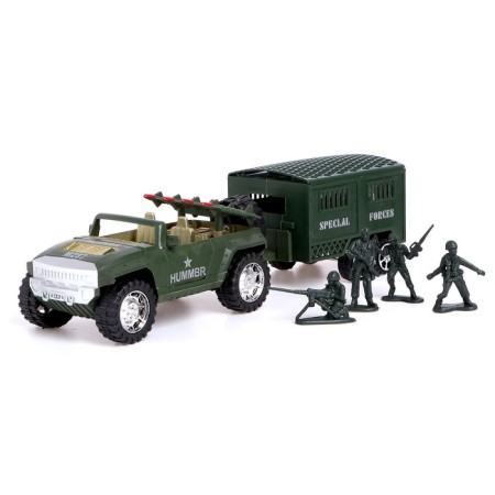 The inertial “Army” machine, with a trailer, mix-8