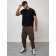 Cargo jeans men, size 44, brown color