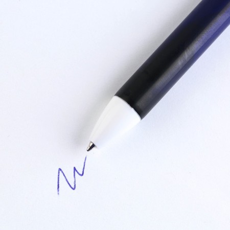 Handle Ball Blue Paste Matte Corps on the graduation "Graduate on good path" 0.7 mm-1