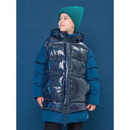 Jacket for boys, height 140 cm, indigo color