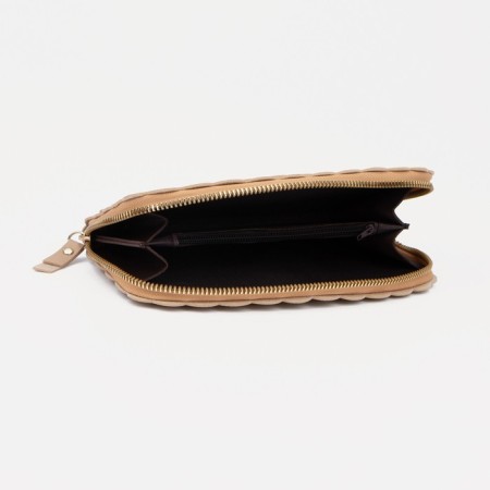 Women's wallet with lightning, beige color-4