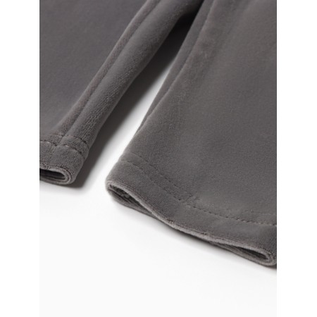 Pants (leggings) Kroshka I'm plushy, p. 86-92 cm, gray-8