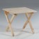 Table to a folding chair is a folding 50x45 cm, needles