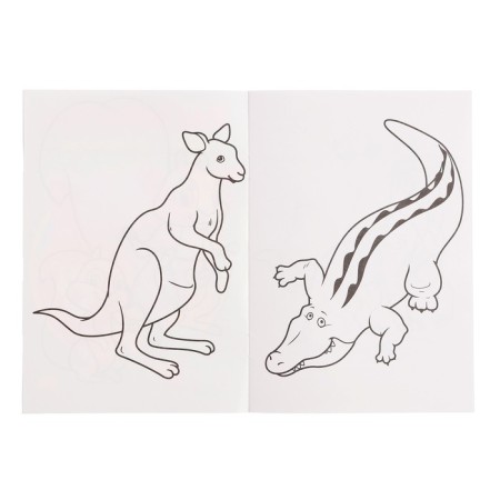 Coloring "Wild Animals", A5-3