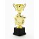 Cup 193, award figure, gold, plastic stand, 23 x 9 x 7.5 cm
