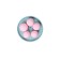 A set of vaginal balls Flovetta byfa tulips, silicone, pink, 5.3 cm