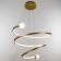 Bayerlux chandelier with DNO "Primaver" LED 140W 3000-6000K gold 60x60x50 cm