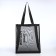 Household bag without fastening, black color