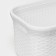 Basket for iron underwear "Rotang", 32 l, 50 × 31 × 25 cm, white color
