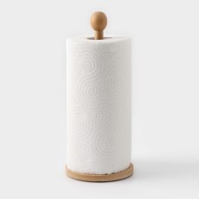 Bellatenero desktop paper towel holder, bamboo, 12 × 12 × 28 cm