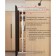 Sleep mirror in a wardrobe on rails, 90 x 35cm, black