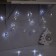 Garland “thread” 4 m with nozzles “stars”, IP20, transparent thread, 20 LED, white glow, 8 modes, 220 V