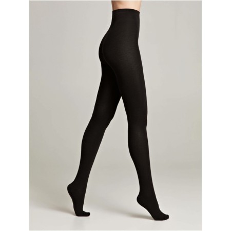 Female tights Cotton, size 6, color Nero