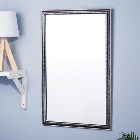 Macau mirror, wall silver, 45x70 cm, plastic frame, 33 mm