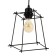 Bayerlux lamp "Angelo" 1x40W E27 Black 18x18x70cm
